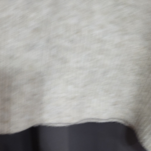 Topshop Women's Cream/Gray Knit Turtleneck/Cowl Sweater Cropped Size 12 GUC - Picture 5 of 12